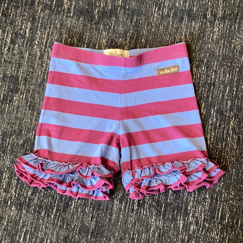 Matilda Jane Lacrosse Striped Ruffle Shorties